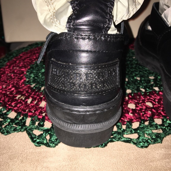 BURBERRY NIB AUTHENTIC ALL WEATHER TRENCH DESIGN BOOTS - Picture 12 of 17